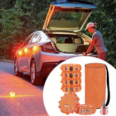 6pcs set/12pcs set Car Traffic Warning Lights Emergency Flashlight with Magnetic Hook and 1 Screwdriver