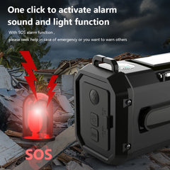 Solar battery operated radio Powered AM FM rechargeable portable radio Emergency Radio survival with crank Multifunctional radio