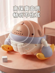 Baby Toys Voice Controlled Electric Rolling Monkeys Singing and Dancing Babies Aged 0-11 Practicing Raising Their Heads