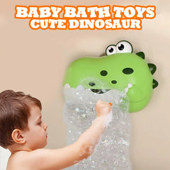 Baby Bath Toy Bathtub Cartoon Automatic Dinosaur Bubble Make Water Game Cute Animals Toddler Water Toys Gift for Newborn