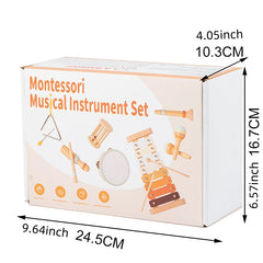 Baby Sensory Rattle Toys with Modern Boho Xylophone Educational Baby Musical Toys Montessori Toys for Kids Preschool Educational