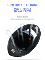 Casco capacetes double dual lens helmet motorcycle helmet full face helmets downhill racing helmets motorfiets helm