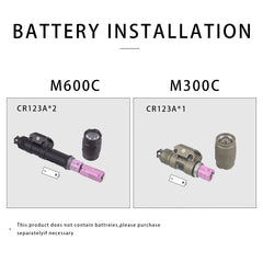 Tactical M600 M600A M600C Airsoft Weapon Light Flashlight Hunting Scout Torch Rifle AR15 HK416 Olight Remote Switch