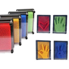 Newest Baby Toys Plastic 3D DIY Model Antistress Clone Fingerprint Needle Hand Mold Educational Toys For Children Learning Fun