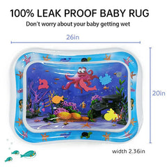 Baby Water Play Mat Inflatable Cushion PVC Infant Tummy Time Toddler Water Pad For Kids Early Education Developing Activity Toys