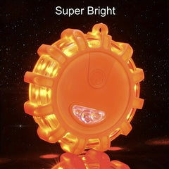 6pcs set/12pcs set Car Traffic Warning Lights Emergency Flashlight with Magnetic Hook and 1 Screwdriver